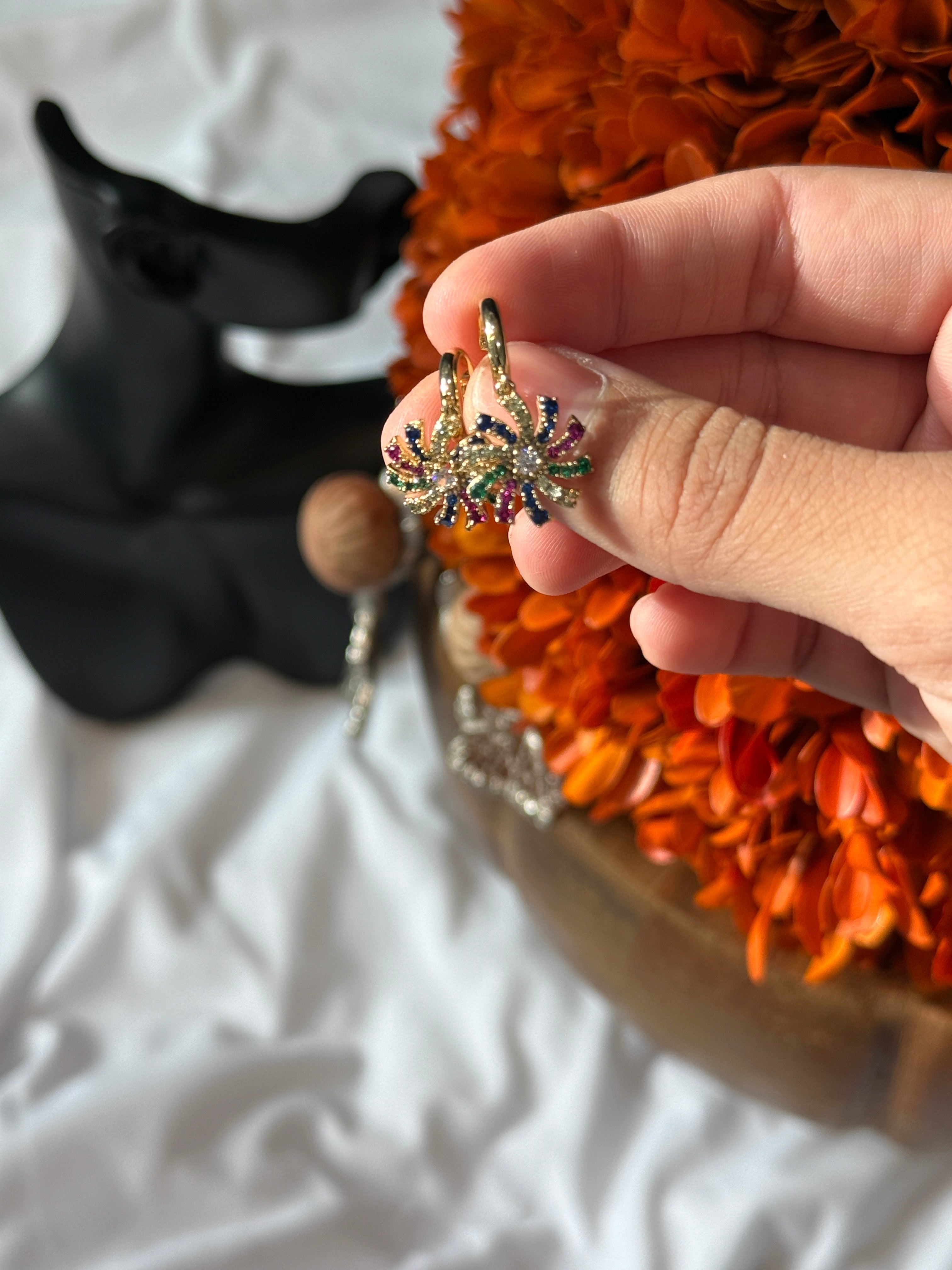 Rainbow Spark Earrings