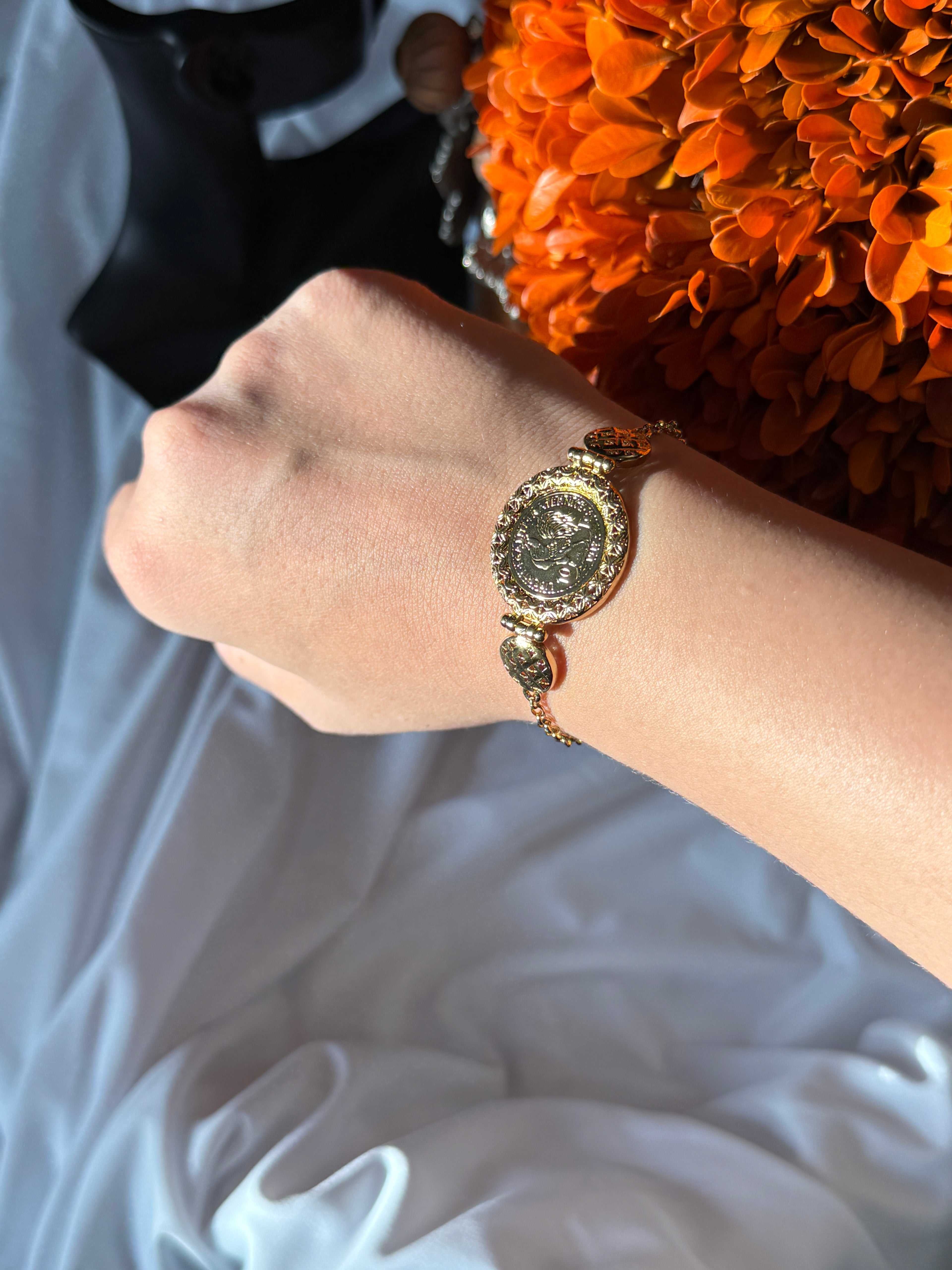 Vintage Coin Bracelet